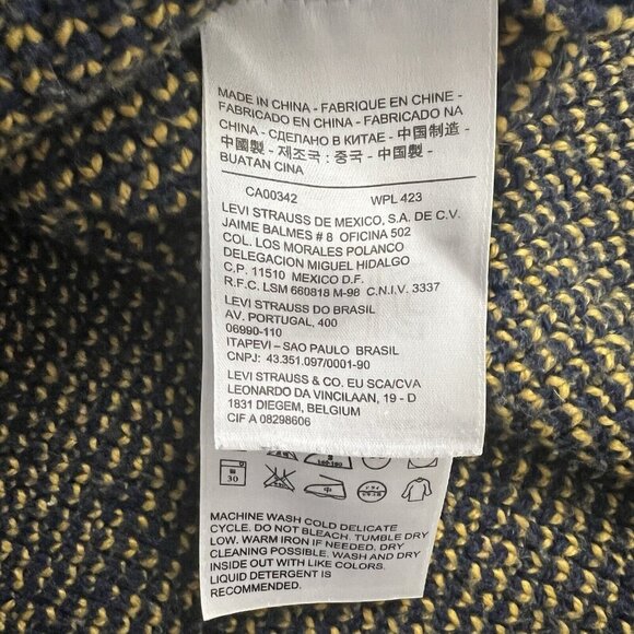 Levi’s Thunderbird Totem Two Tone Pullover Sweater Classic Retro‎ Size Medium - Picture 6 of 8